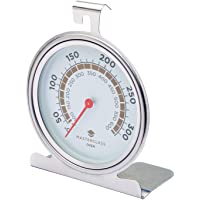 KitchenCraft MasterClass Termómetro de Horno de 50-300 Grados Celsius- Acero Inoxidable- Plata